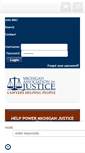 Mobile Screenshot of michiganjustice.org
