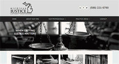Desktop Screenshot of michiganjustice.com